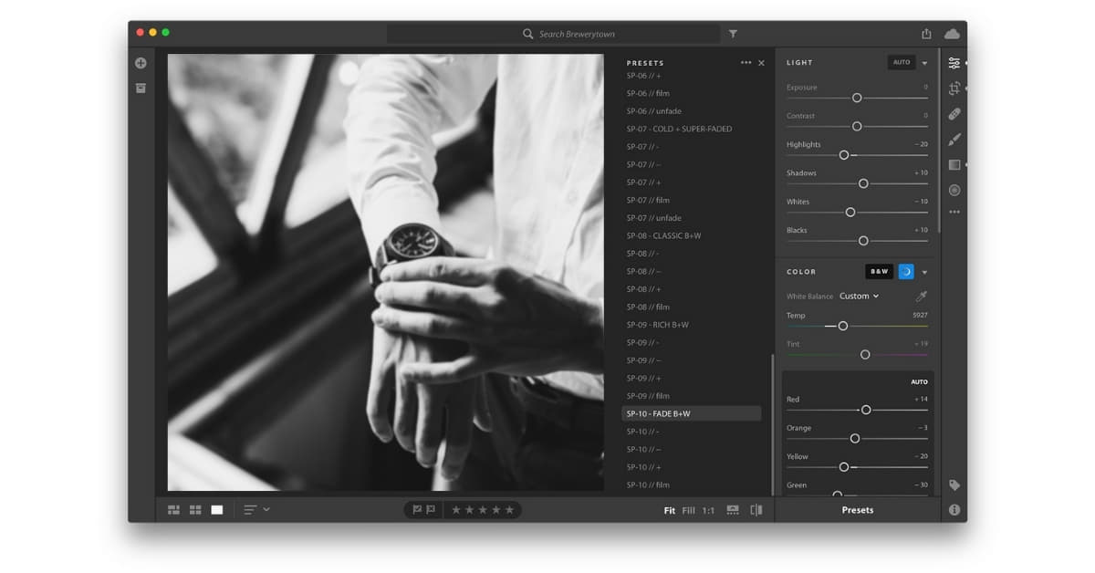 Lightroom CC Preset