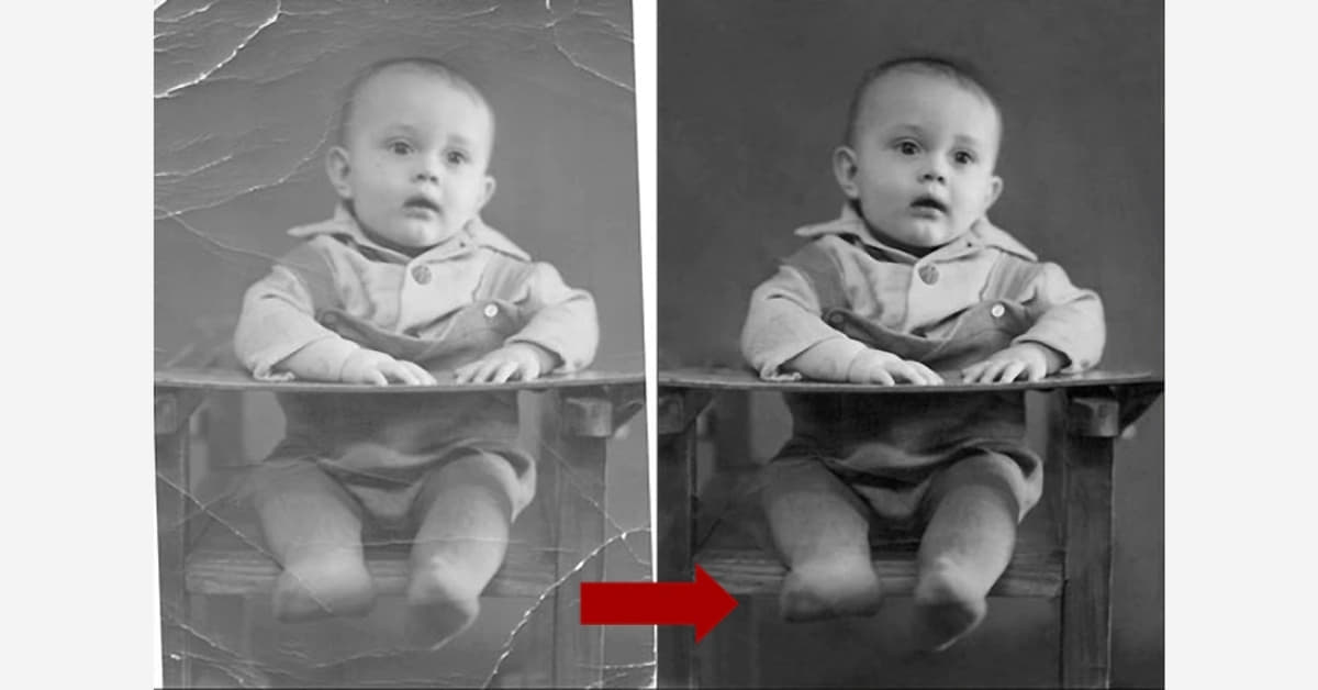 Old Damaged Photo Repair Online Free
