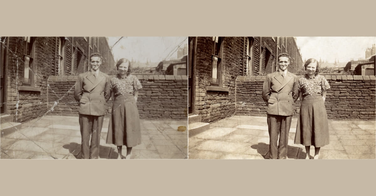 Online Old Photo Restoration