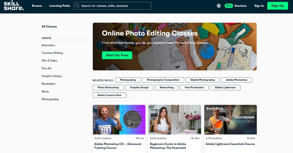 Photo Editing Courses Online