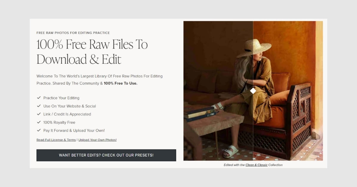 RAW Photos For Retouching