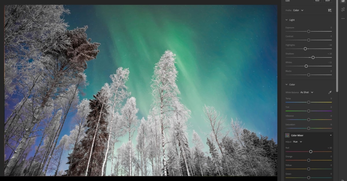Lightroom Online Edit