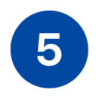 Number Five Icon