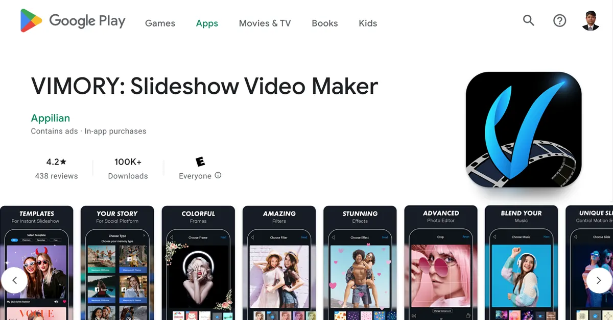 VIMORY: Slideshow Video Maker